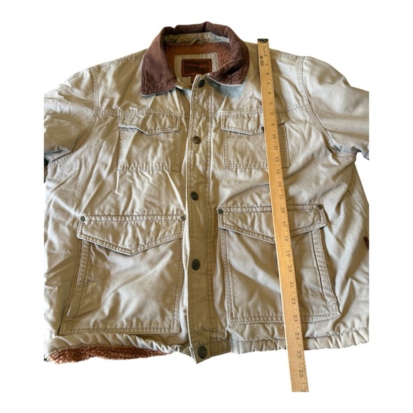Wrangler Men’s XL Hero Barn Jacket Sherpa Lined Coat Chore Utility Work(Read) - Picture 12 of 14